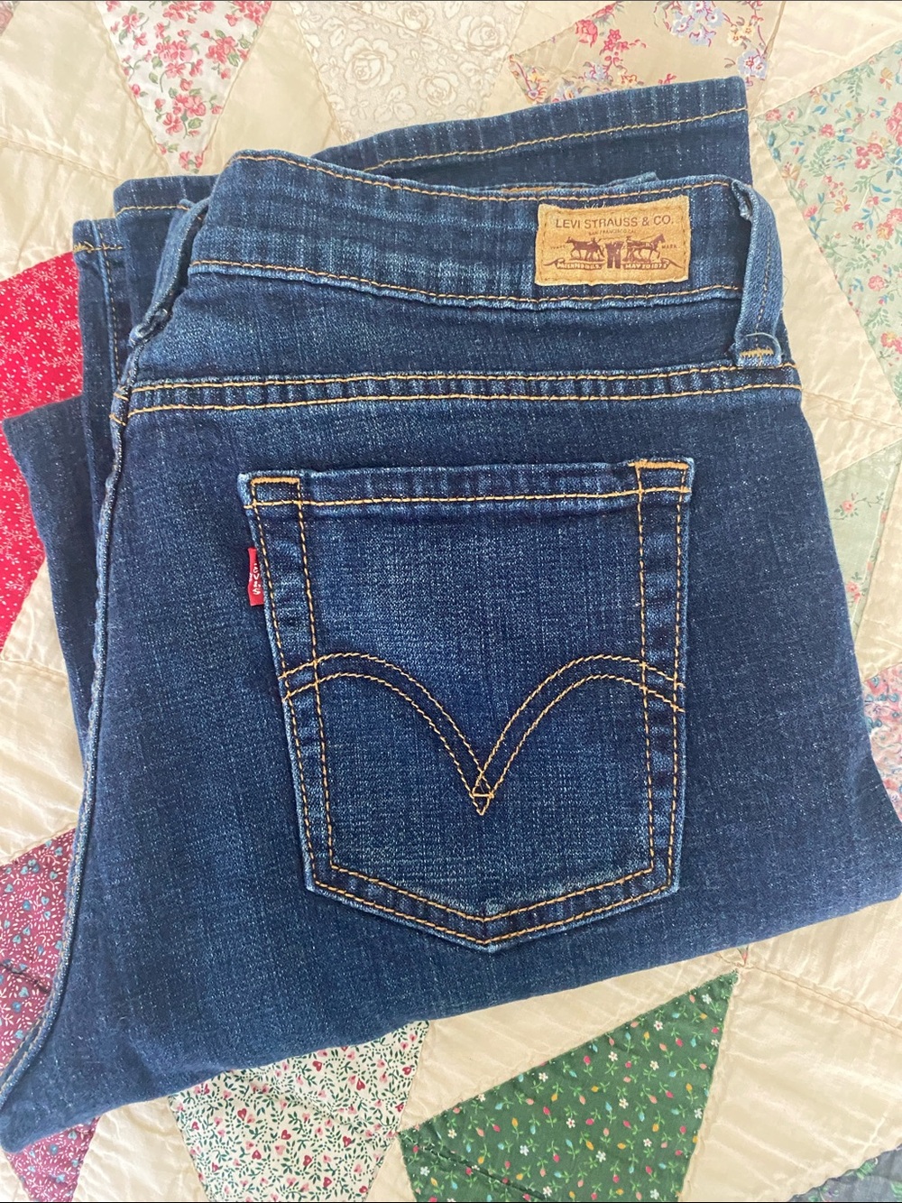 Levi's Women's Dark Indigo Skinny Jeans